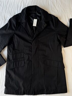 Banana Republic Black Men's Trench Coat